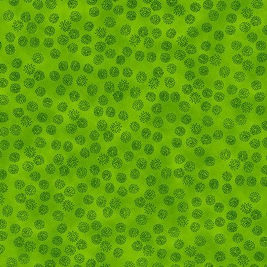 STOF Quilters Coordinates - Lime Dots