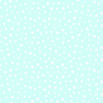 Susybee Irregular Dot Fabric - Aqua