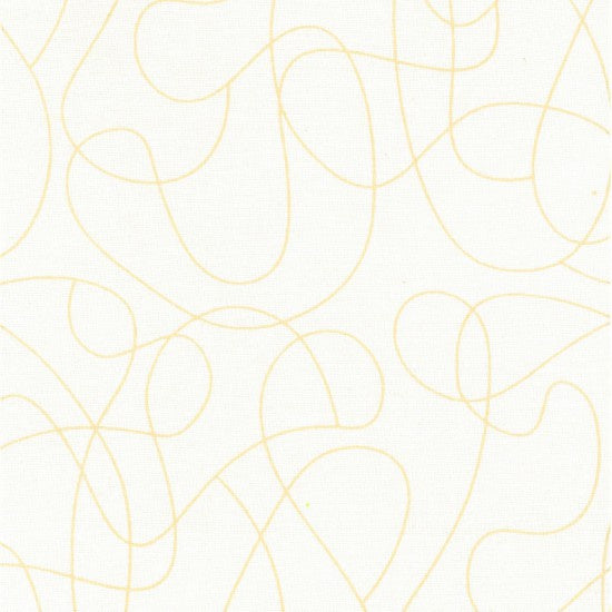 Squiggle Cream (Wide Backing Fabric)