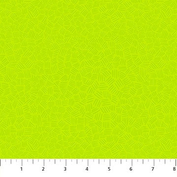 Northcott - Mix Masters Lime Green Dashes