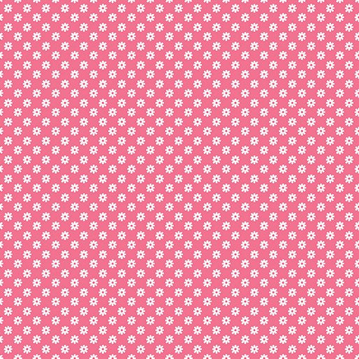 Benartex color up - Daisy Bright- Medium Pink