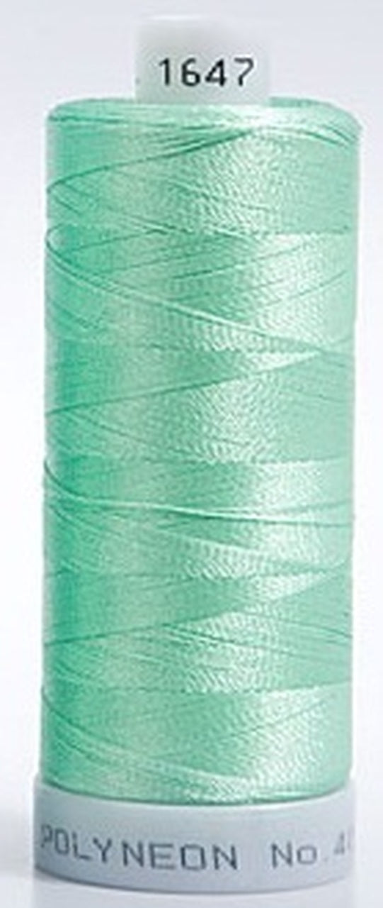 Polyneon Embroidery Thread Strip 9 (Green/Olive)