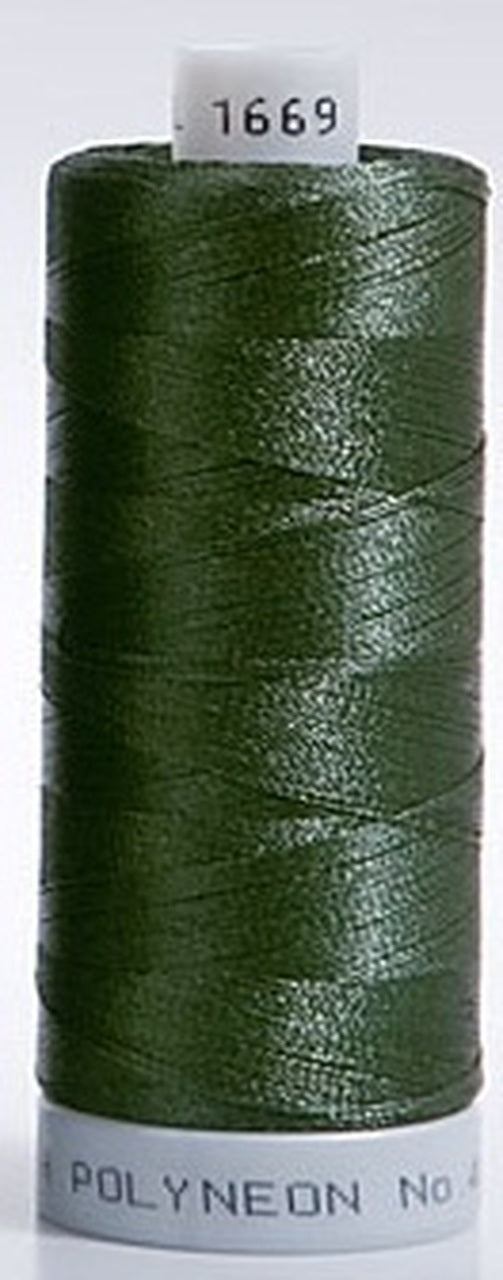 Polyneon Embroidery Thread Strip 8 (Green/Brown)