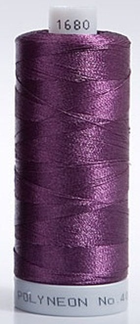 Polyneon Embroidery Thread Strip 7 (Wine/purple/blue)