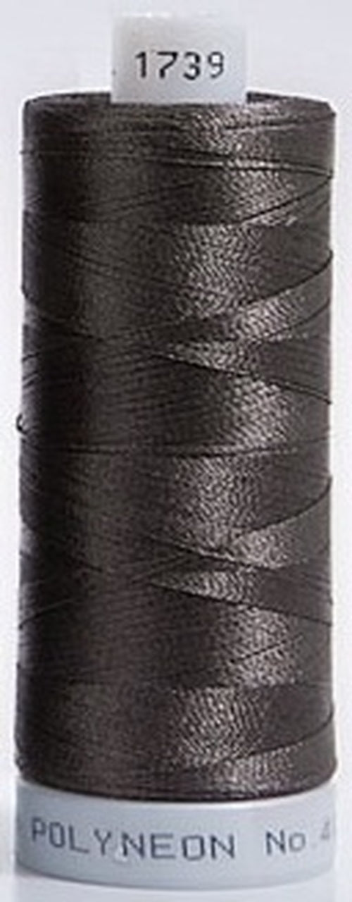 Polyneon Embroidery Thread Strip 13 (Grey/Black/White)