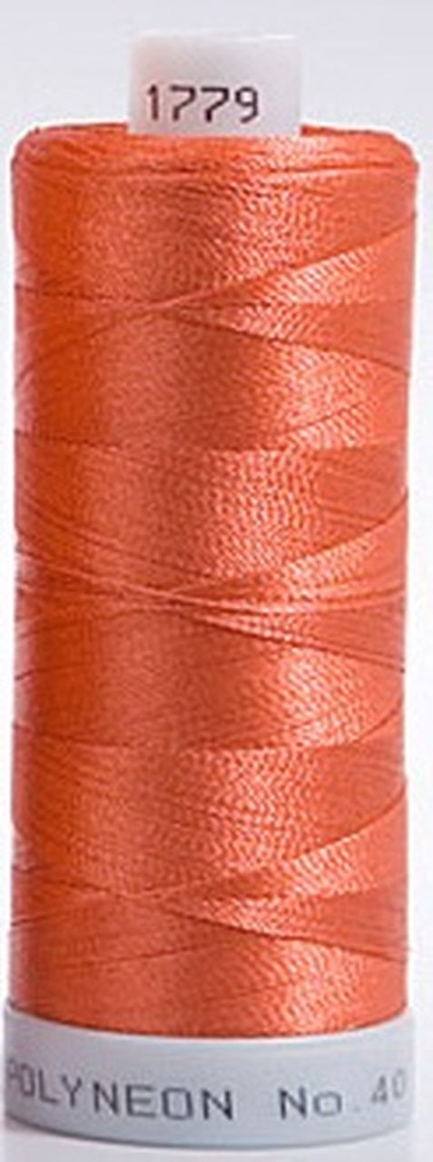 Polyneon Embroidery Thread Strip 3 (Orange/Red/Wine)