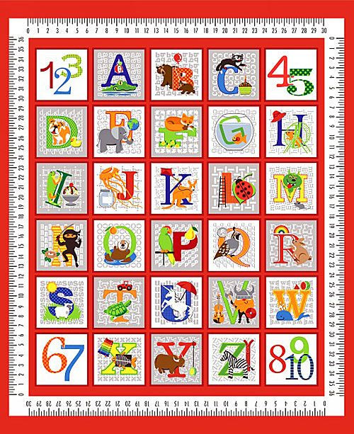 Animal Alphabet Panel