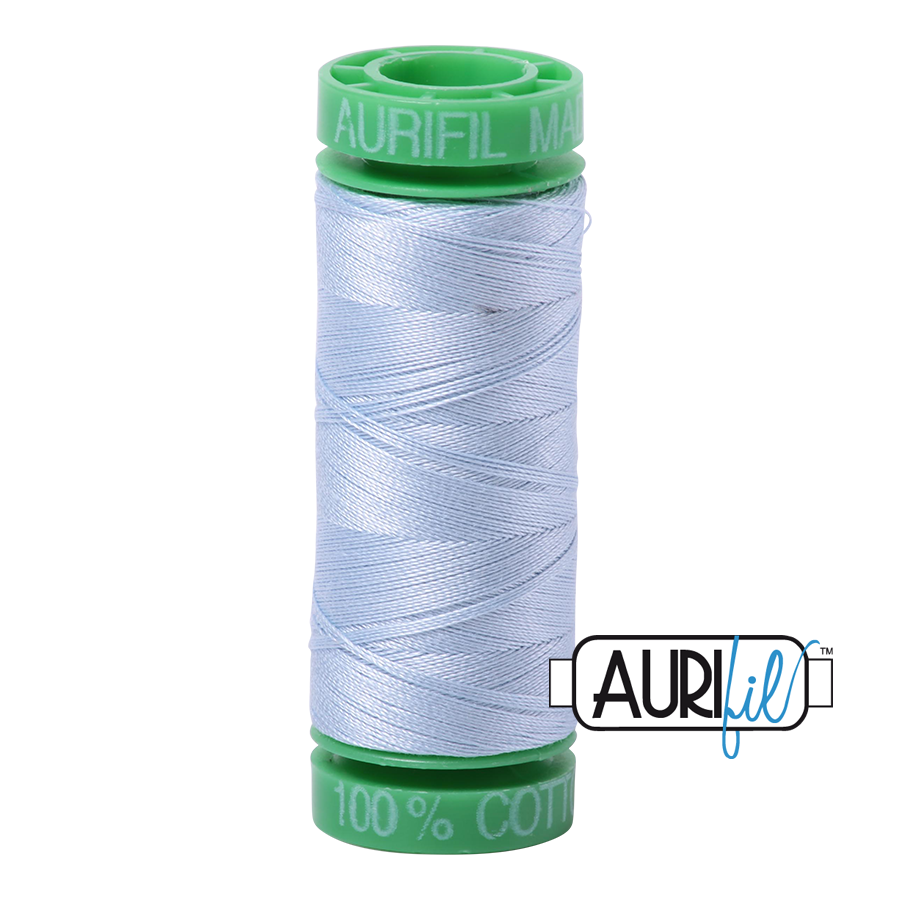 Aurifil Standard (40wt) Cotton Thread Dark Blue/ Grey
