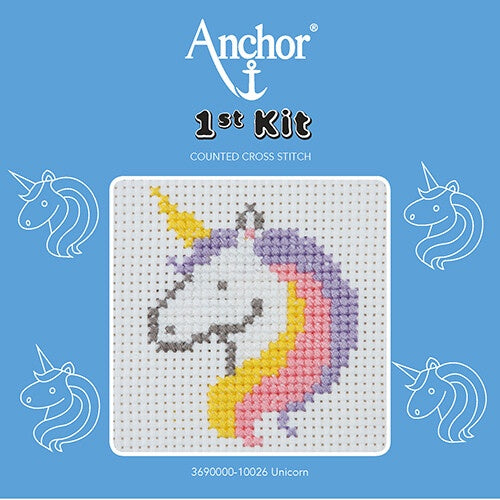 Anchor 1st Cross Stitch Unicorn