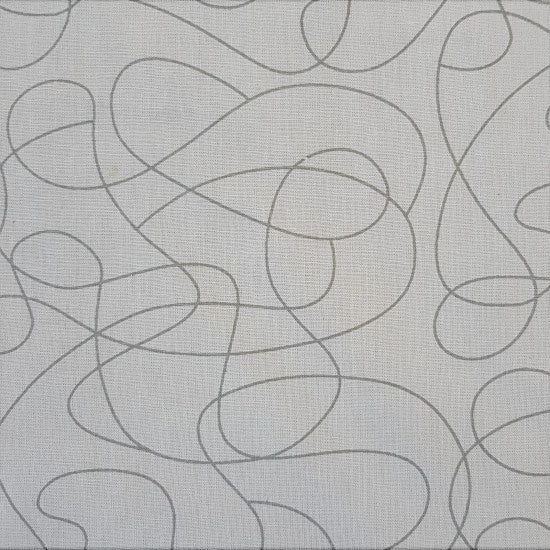 Backing Fabric - Grey Squiggles