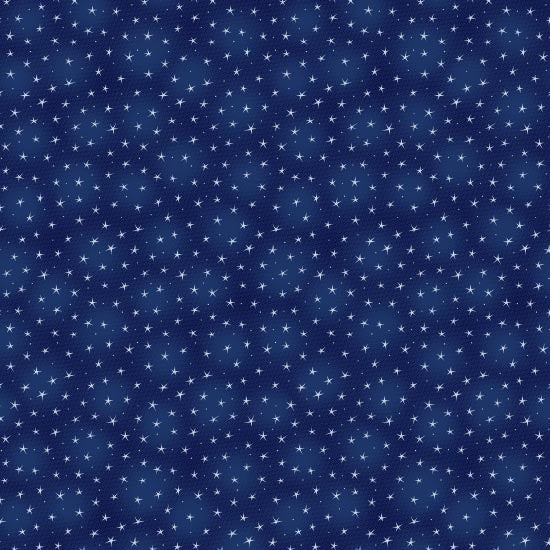 Blank Quilting Starlet - Navy Fabric