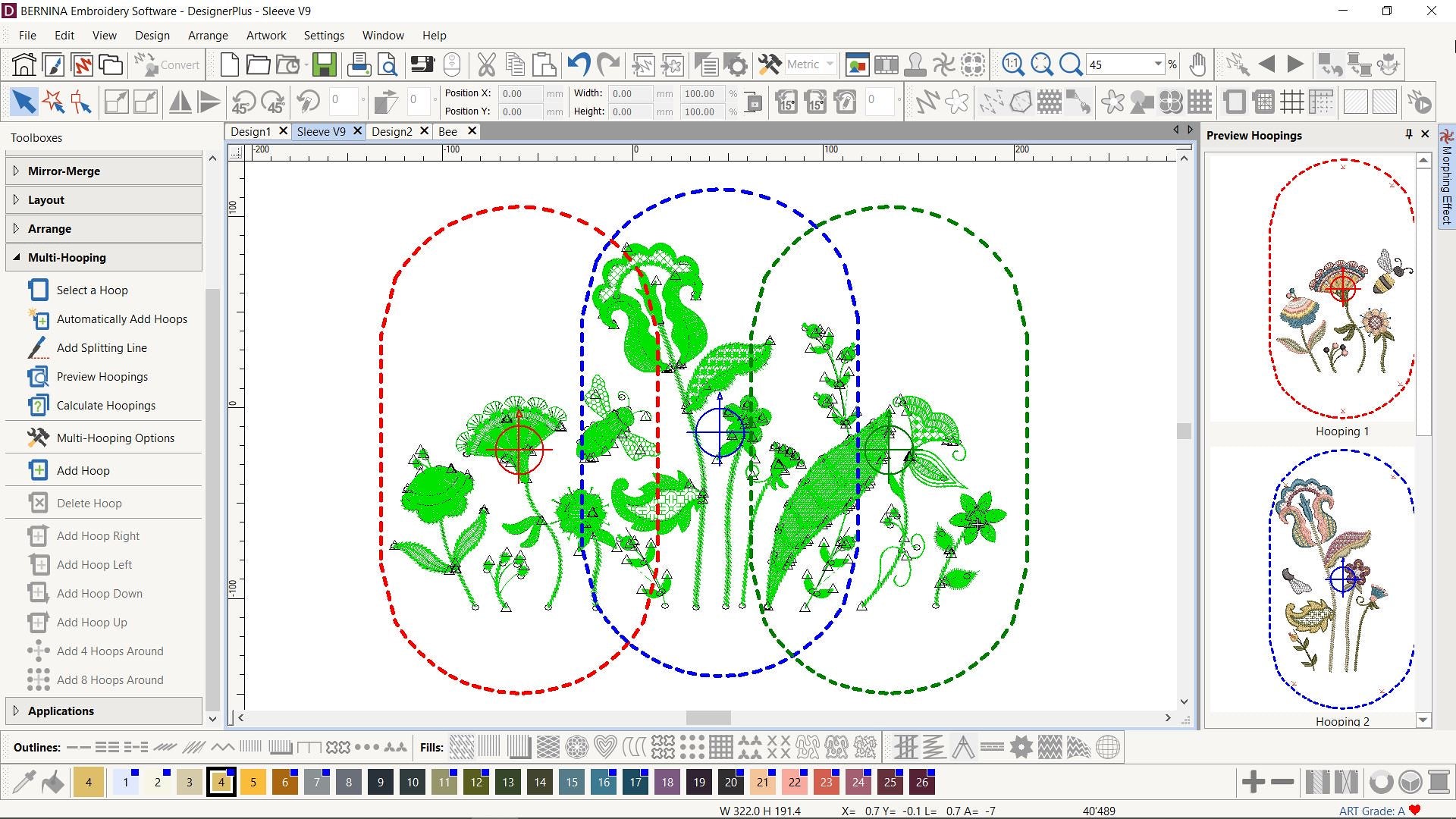 Bernina Version 9 Embroidery Software DesignerPlus- Update from V6,7,8 DesignerPlus to V9