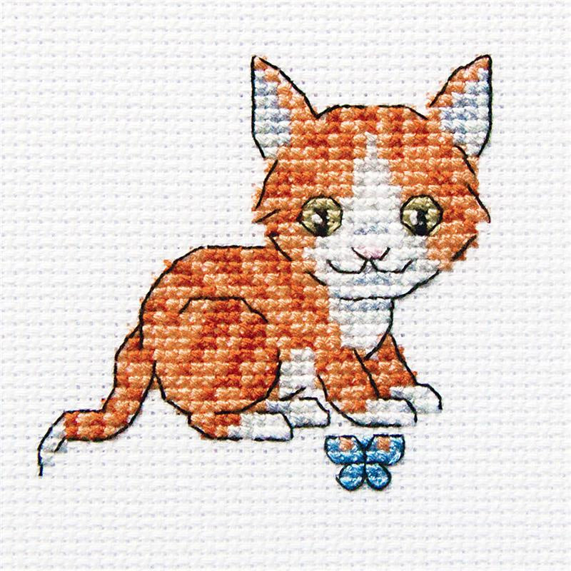 DMC Counted Cross Stitch Kit- Ginger Scamp