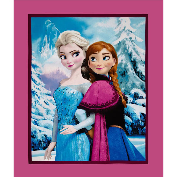 Disney Frozen Elsa and Anna Quilt Panel