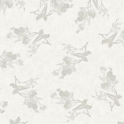 Blank Quilting - Narumi - Birds on Branches Off White