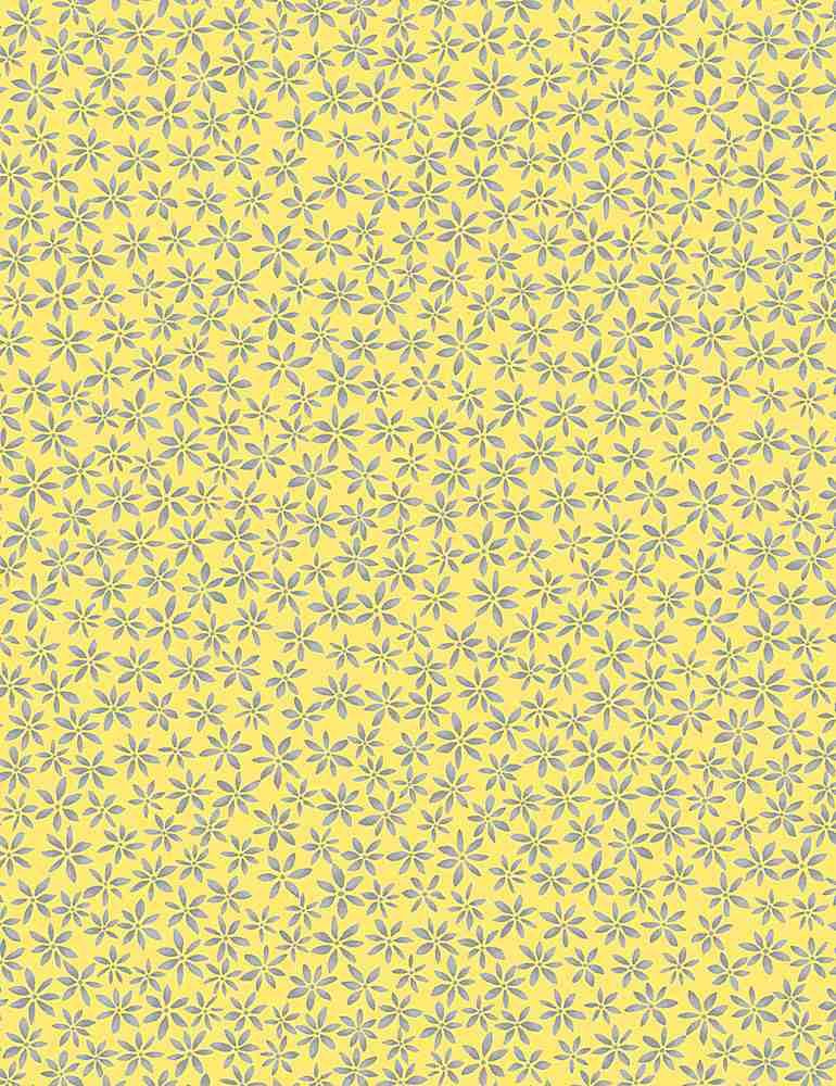 Tiny Florals - Yellow Fabric