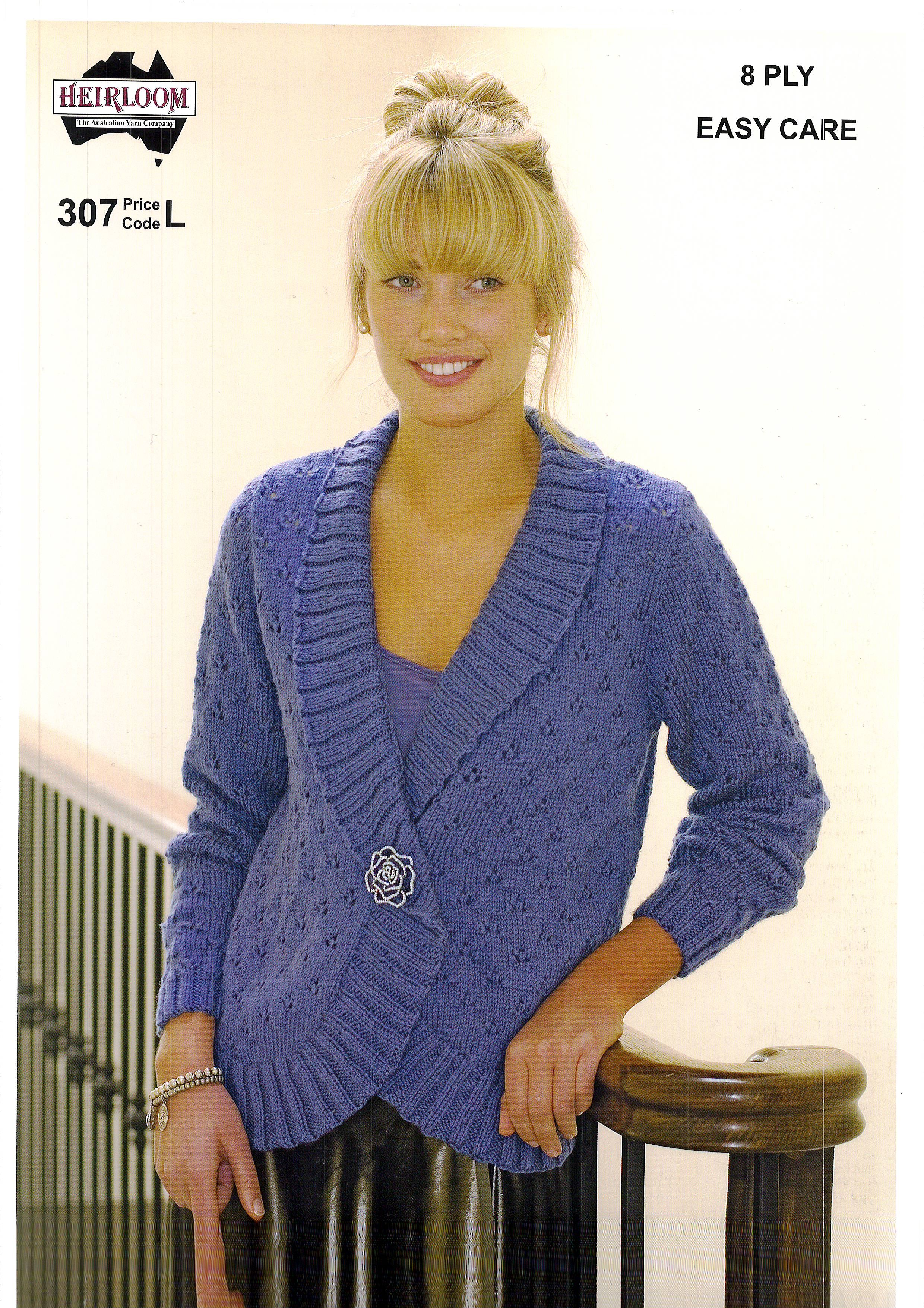 Heirloom 307 Womens Knitted Cardigan