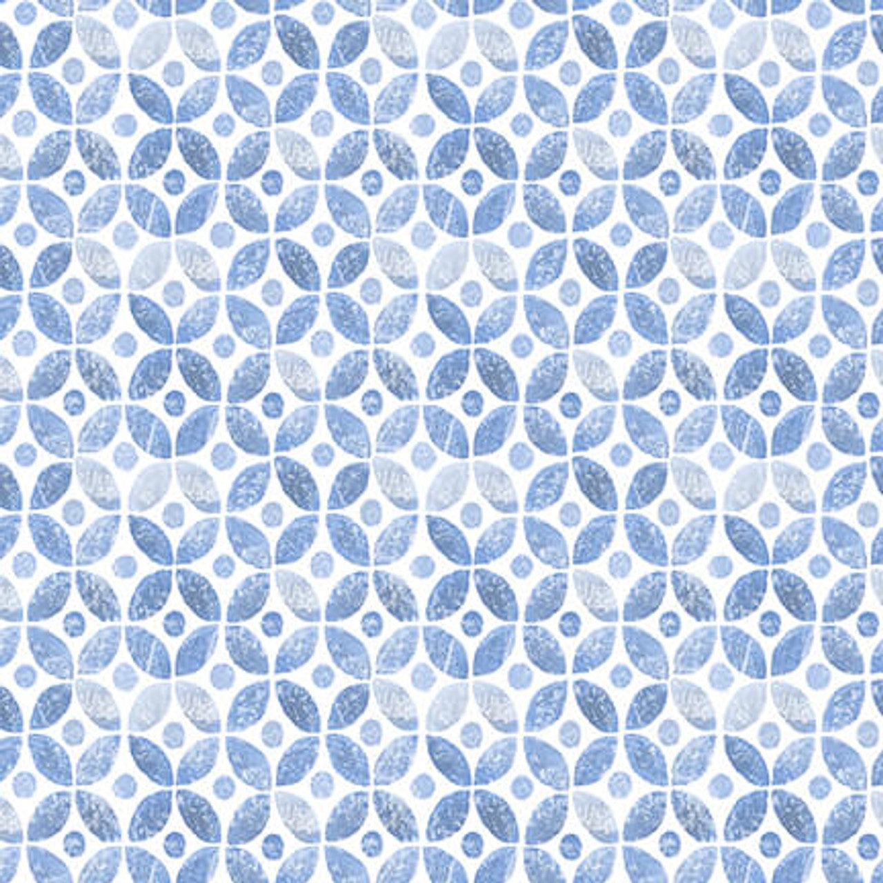 Blank Quilting -  Blue Jubilee - Geometric
