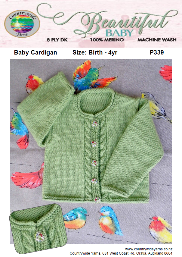 Countrywide Beautiful Baby Cardigan Pattern