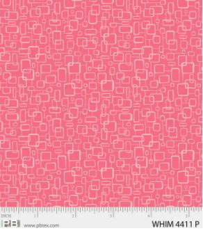 P&B Fabric Whimsy Pink Squares