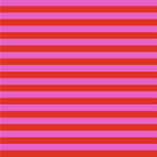 Tula Pink - True Colours - Peony Stripe Fabric