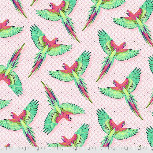 Tula Pink Free Spirit - Daydreamer Macaw Ya Later