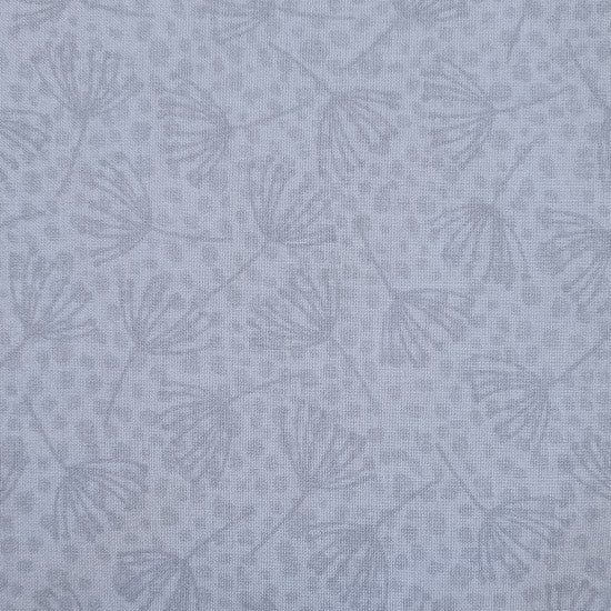 Backing Fabric - Light Grey Floral