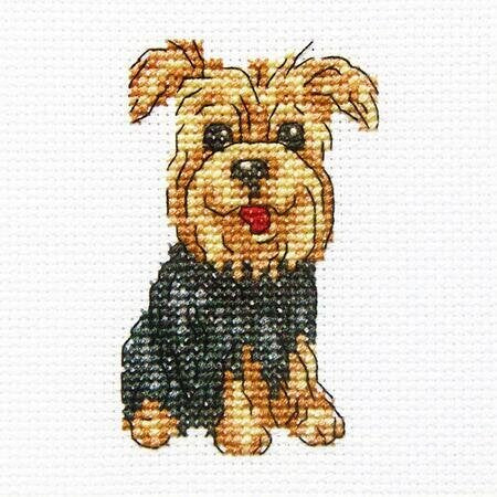 DMC Counted Cross Stitch Kit- Cheerful Archie