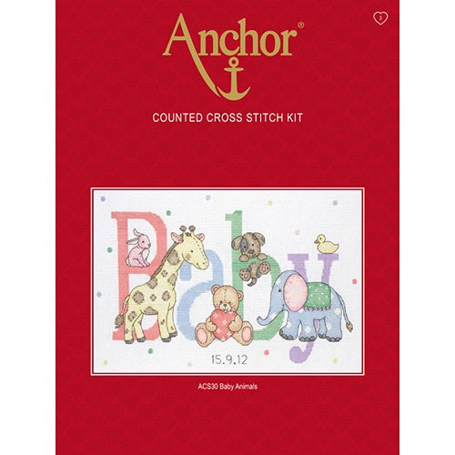 Anchor Cross Stitch Kit - Baby Animals