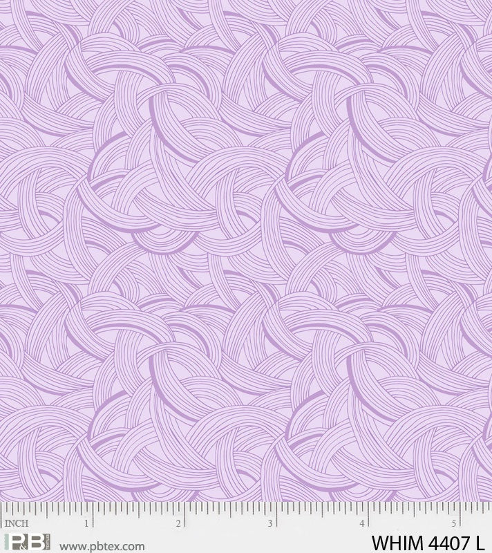 P&B Fabric Whimsy Purple Weave