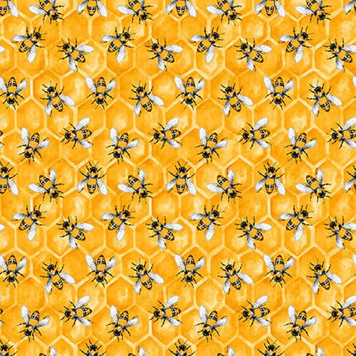 Blank Quilting - Show Me The Honey- Yellow
