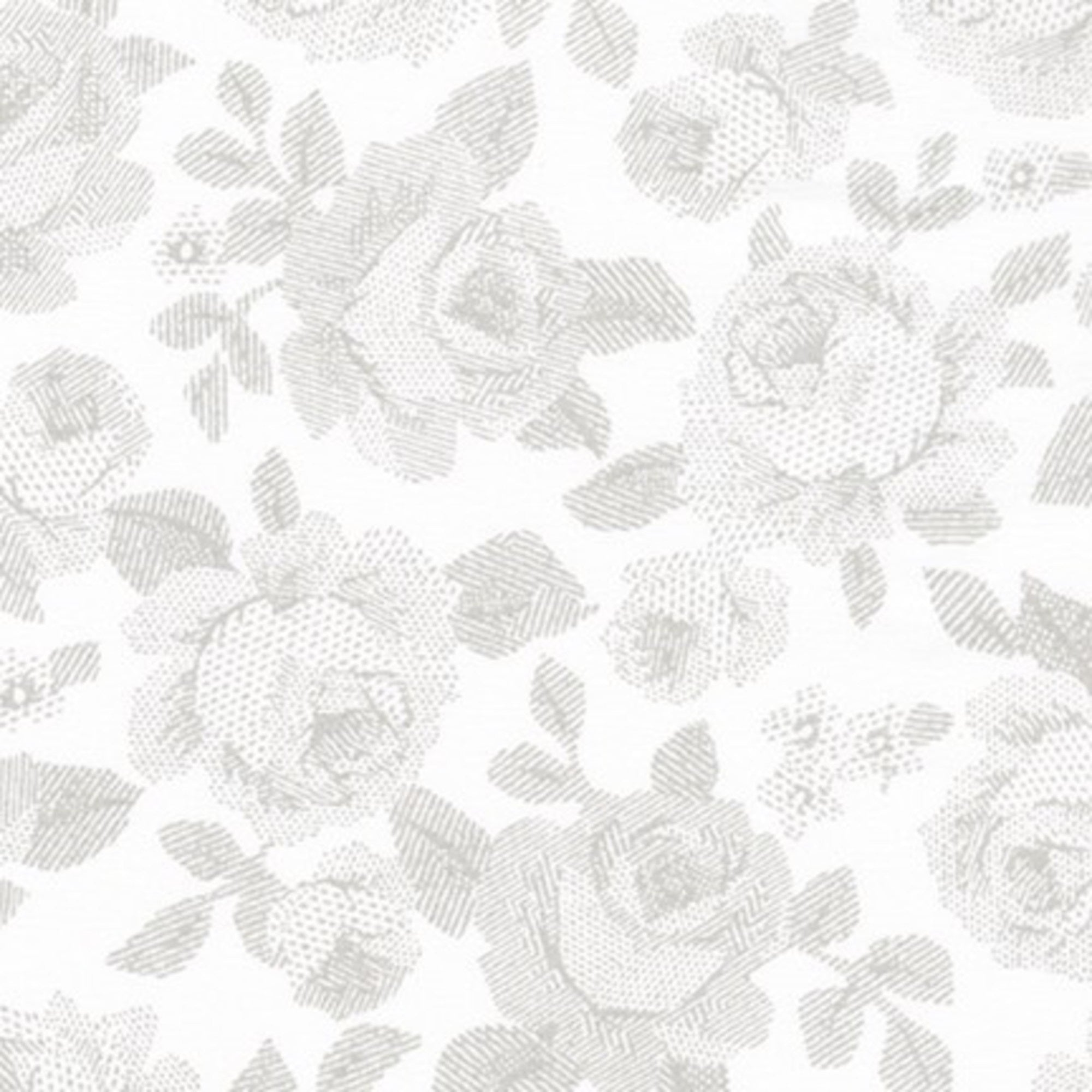Robert Kaufman - Whisper Prints Grey Floral