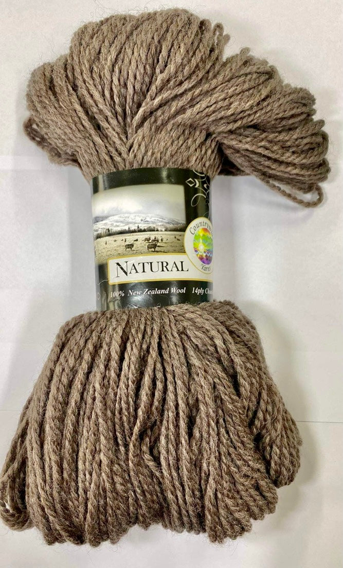 Countrywide Natural Wool 14 Ply Hank 200g