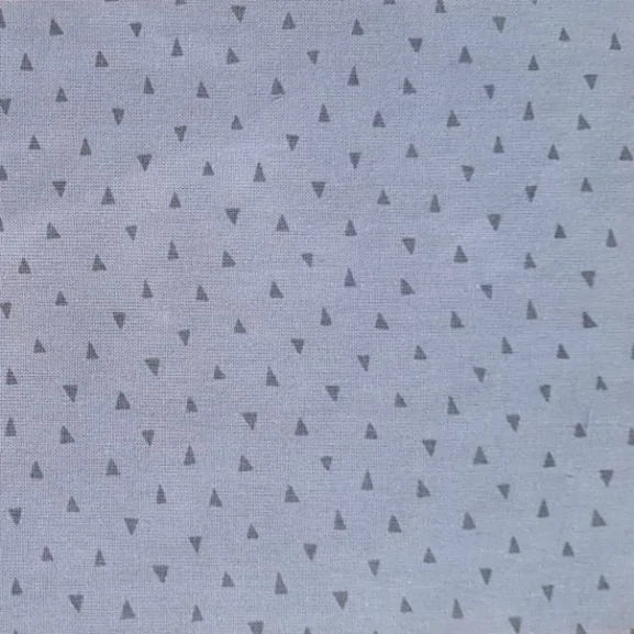 Tone on Tone - Grey triangle Fabric