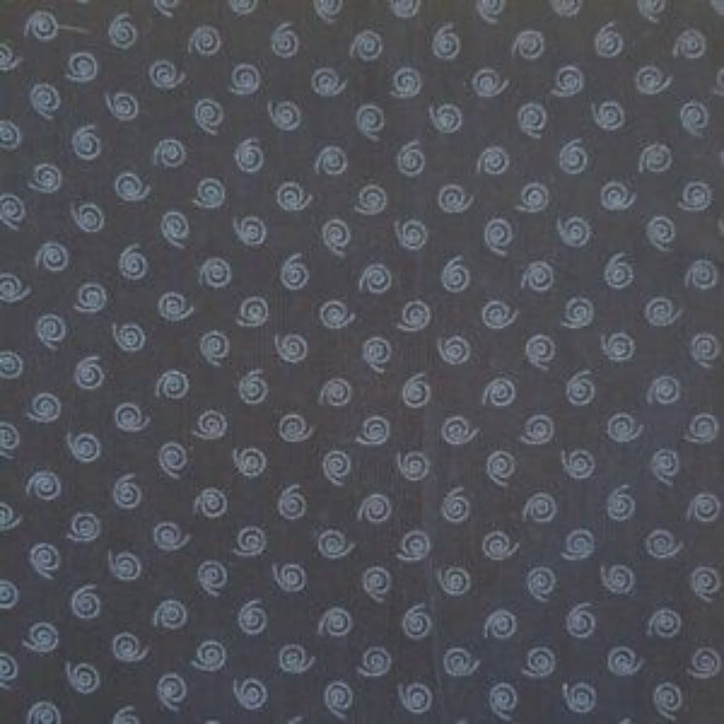 Tone on Tone - Black Swirl Fabric